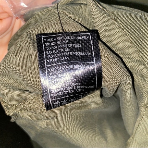 New Size M Bb Dakota Averie Drawstring Waist Military Coat NWT - Picture 8 of 8